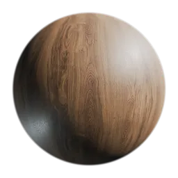 Brown wood veneer