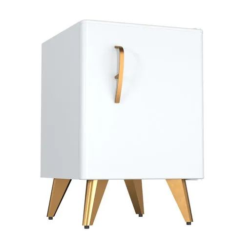 White Mini-Fridge