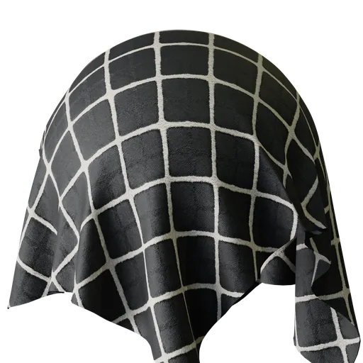 Geometric Black Jacquard