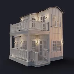 Wooden Villa Exterior