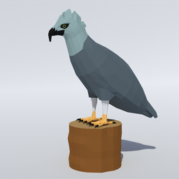 Low Poly Harpy Eagle