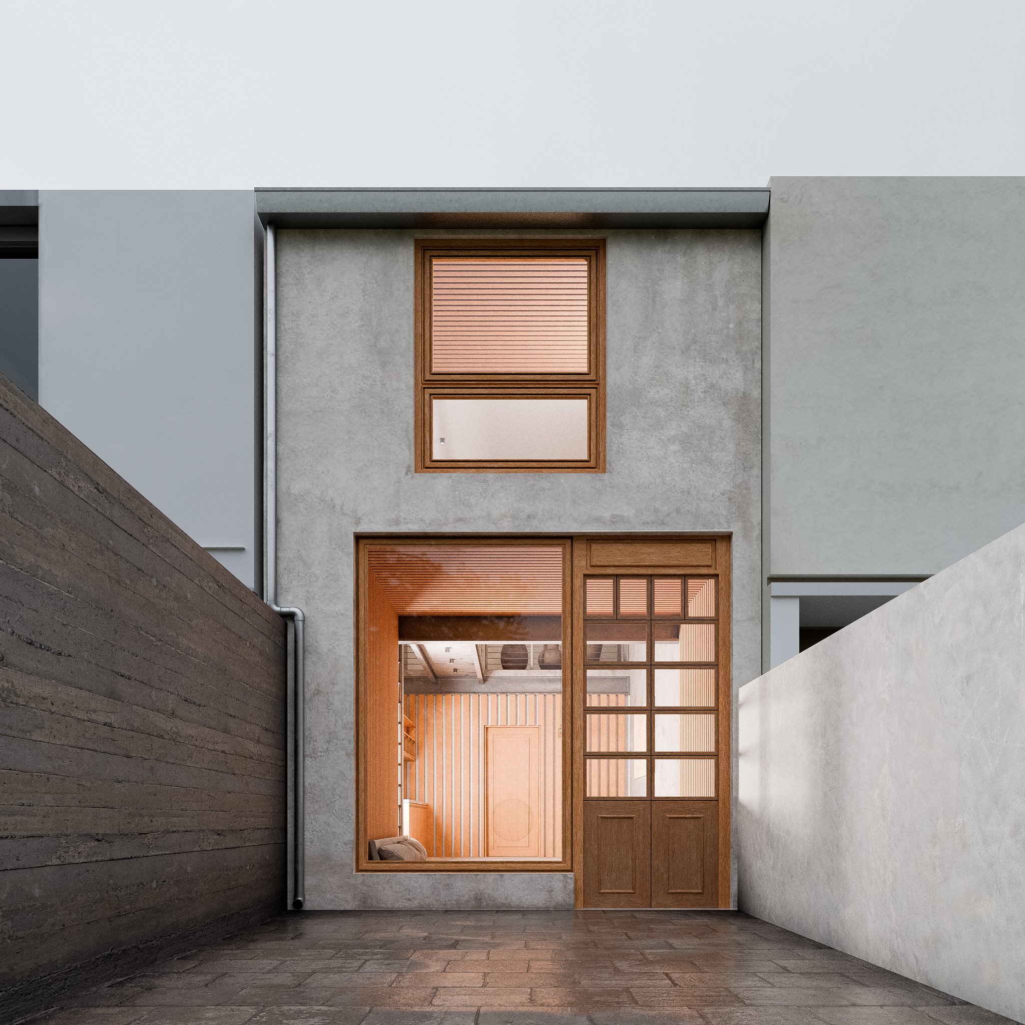 Minimalistic house | Private scenes | Blendkit