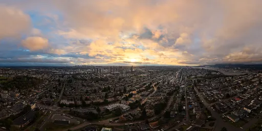 Dramatic City Sunset Sky