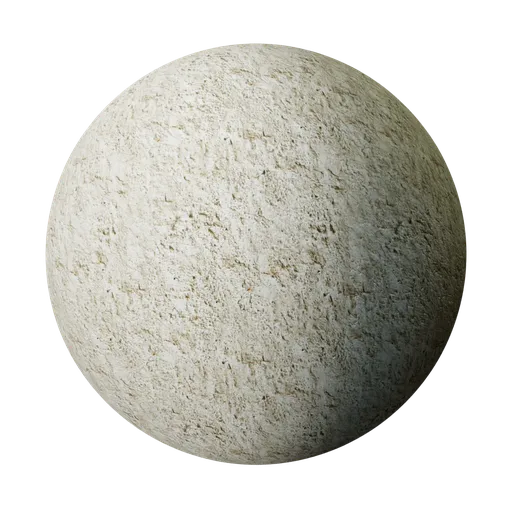 High-resolution rough stucco plaster 3D material, suitable for Blender and PBR-compatible applications.