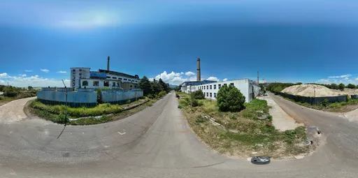Factory metal ground dirt