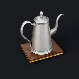 Teapot with tray