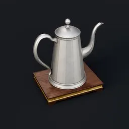 Teapot with tray