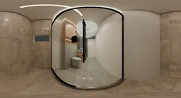 Modern Minimal Bathroom Interior