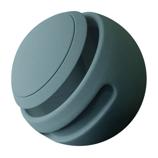 High-quality silicone rubber material shader for 3D modeling in Blender, versatile for PBR applications.
