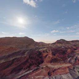 Red Rock Desert Canyon