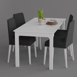 Dining table set