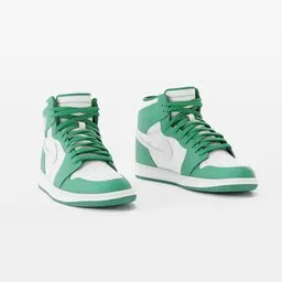 Jordan 1 Gorge Green