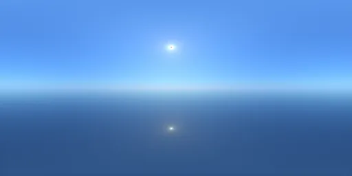 Empty blue sky
