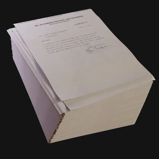 Large Stack of Old Office Documents