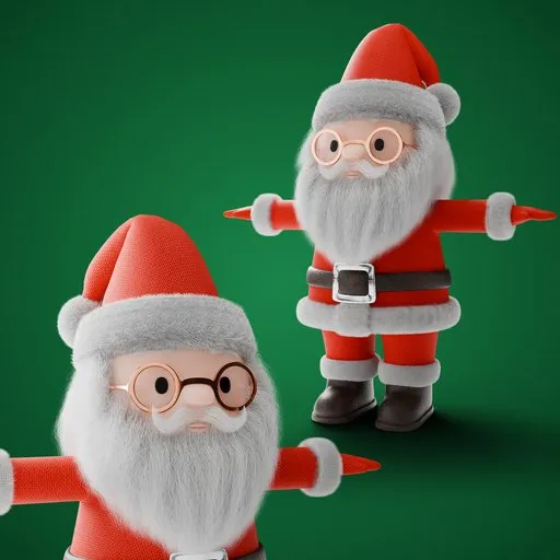 Santa Santa Claus Character