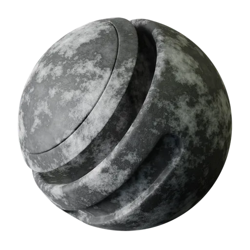 Highly detailed prestressed concrete PBR material for Blender 3D with procedural texturing.