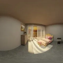 Elegant Seaside Sunset Chamber