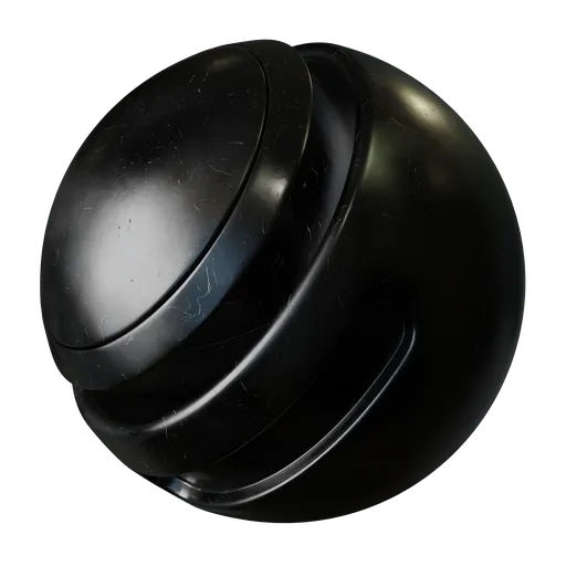 Black procedural scratched plastic