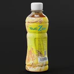 Nutifood product 3D model showcasing realistic textures and materials, suitable for Blender visualization.