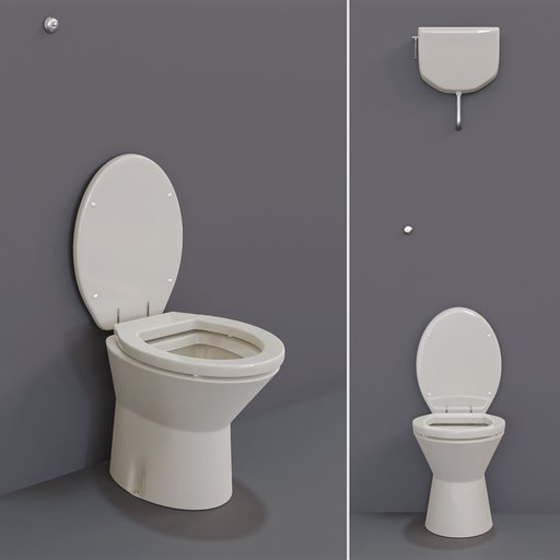 Italian WC FREE Toilets & Bidets models BlenderKit