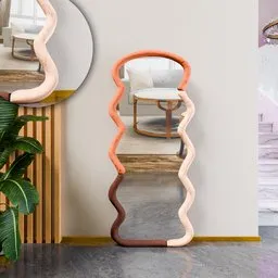 Eclectic Standing Mirror