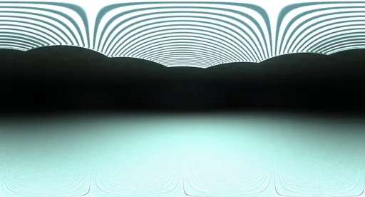 Futuristic Soft-Lit Interior Hall