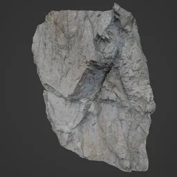 Rugged Rock Cliff Photoscan