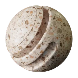 Mocha Blush Terrazzo