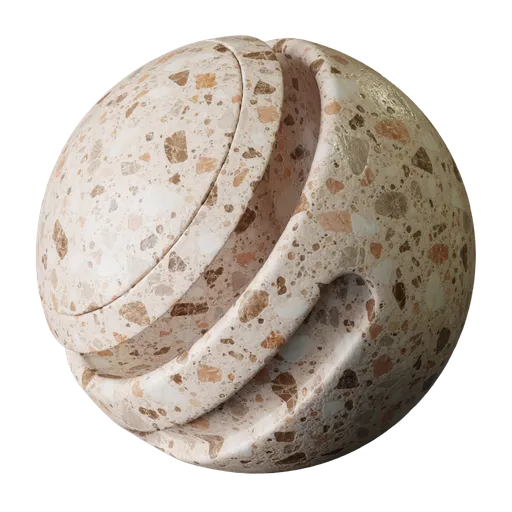 Mocha Blush Terrazzo