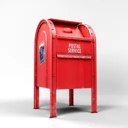 Urban Realistic Post Box Street Proops