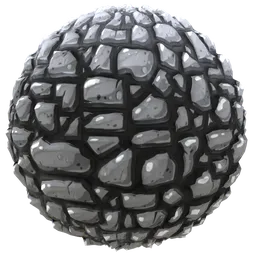 Gray Cobblestone Paving
