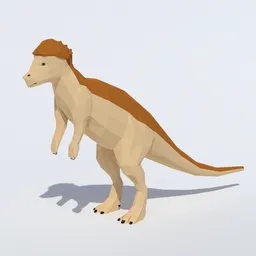Low Poly Pachycephalosaurus