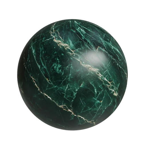 Dark green marble