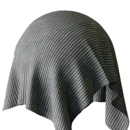 Grey Pleated Fabric