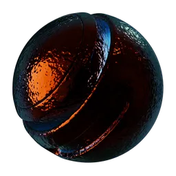 Iridescent Metal Dark Rough