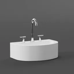 Bathroom Round Sink