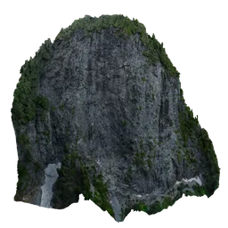 Large Rocky Cliff Photoscan