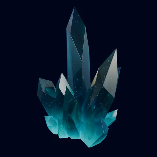 Blue crystall