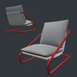 Ikea Onnestad Red Armchair