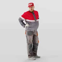 Hand-on-Hip Worker People