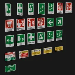 European Emergency Signs