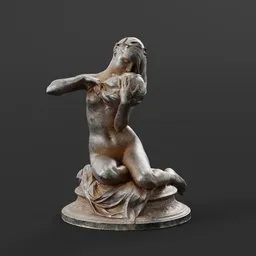 statue of Iron Andre Cheniers Muse