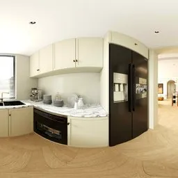 White Bright Modern Kitchen