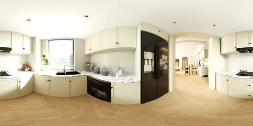 White Bright Modern Kitchen
