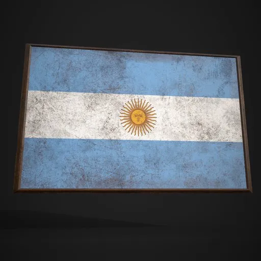 Argentina Flag Picture Frame