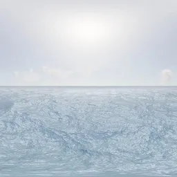 Bright Calm Ocean Horizon