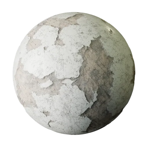 Damaged white wall
