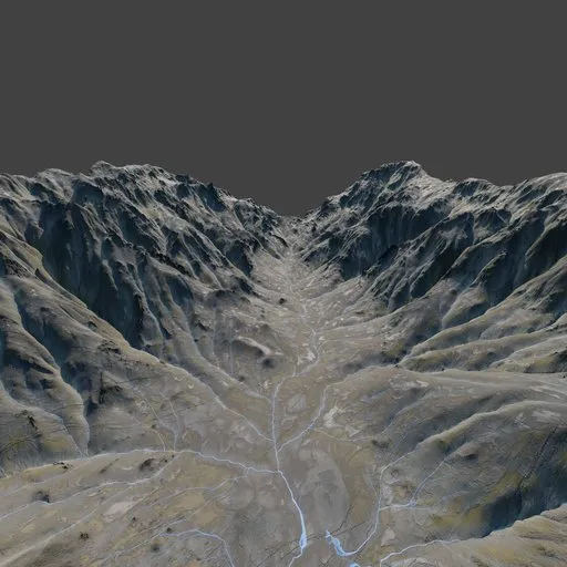 Rocky Mountain Ridge Terrain