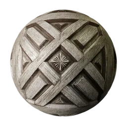Wooden Panel Carving Pale
