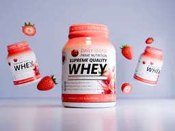 Strawberry Whey Protein Jars